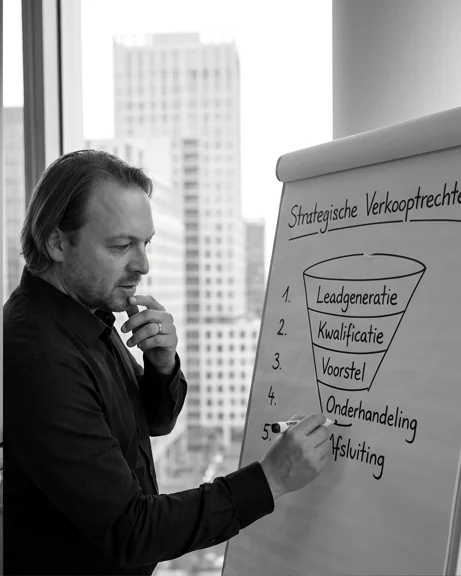 Steven Meel werkt aan een gezamenlijke commerciële funnel